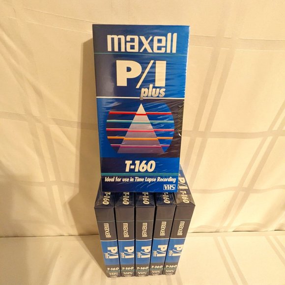Maxell Other Maxell Blank Vhs Tapes T6 Lot Of 6 New Poshmark
